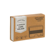 Load image into Gallery viewer, Silver Metal Card Holder