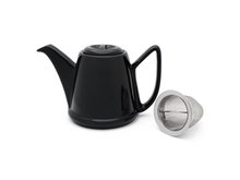 Load image into Gallery viewer, Bredemeijer Cosy Manto Teapot Black/Black 1 Litre