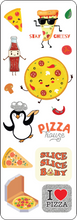 Load image into Gallery viewer, Pizza Party Stickers
