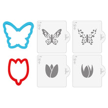 Load image into Gallery viewer, Decora Cookie Cutter & Stencil Set - Spring
