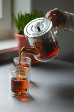 Load image into Gallery viewer, Bredemeijer San Remo Double Wall Glass Teapot 1.0L