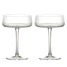 Load image into Gallery viewer, Anton Studio Empire Champagne Saucers, Set of 2