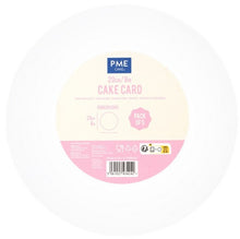 Load image into Gallery viewer, PME Pack of 5 Round Cake Cards, White (8" / 20cm)
