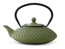Load image into Gallery viewer, Bredemeijer Cast Iron Teapot - Xilin, Green, 1.25 Litre
