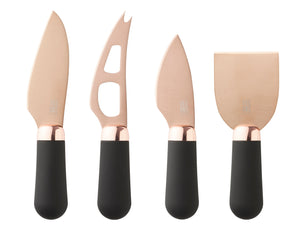 Taylor's Eye Witness Brooklyn 4 Piece Cheese Knife Set - Rose Gold