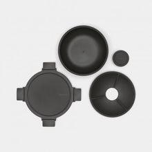 Load image into Gallery viewer, Brabantia Make & Take Salad Bowl 1.3L - Dark Grey