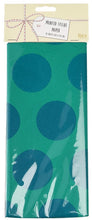 Load image into Gallery viewer, Rex Tissue Paper (10 Sheets) - Blue on Turquoise Spotlight
