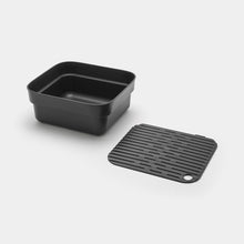 Load image into Gallery viewer, Brabantia Washing Up Bowl with Drying Tray - Dark Grey