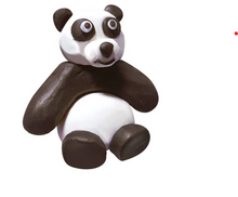 Load image into Gallery viewer, Plasticine Panda Modelling Kit