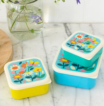 Load image into Gallery viewer, Rex Set of 3 Snack Boxes - Butterfly Garden