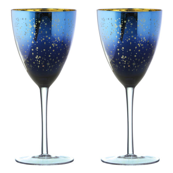 Artland Galaxy Wine Glasses, Set of Two