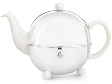 Load image into Gallery viewer, Bredemeijer Cosy Teapot, Cream White/Shiny, 1.3 Litre