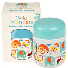 Load image into Gallery viewer, Rex 280ml Stainless Steel Food Flask - Wild Wonders