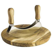 Load image into Gallery viewer, Taylor's Eye Witness Acacia Wood Mezzaluna and Board