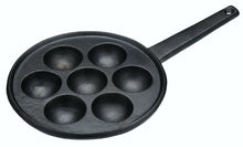 Load image into Gallery viewer, KitchenCraft Cast Iron Danish Pancake & Kuzhi Pan