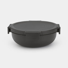 Load image into Gallery viewer, Brabantia Make & Take Salad Bowl 1.3L - Dark Grey