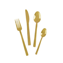 Load image into Gallery viewer, Mikasa Ciara Diseno 16 Piece Cutlery Set - Gold Plated