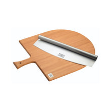 Load image into Gallery viewer, World of Flavours Italian Pizza Board and Knife Serving Set