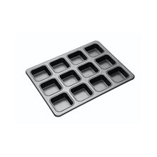 Load image into Gallery viewer, MasterClass Non-Stick 12 Hole Square Brownie Pan