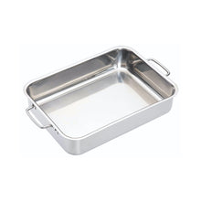Load image into Gallery viewer, MasterClass Stainless Steel Heavy Duty Roasting Pan - 32cm
