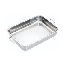 Load image into Gallery viewer, MasterClass Stainless Steel Heavy Duty Roasting Pan - 37cm