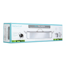 Load image into Gallery viewer, KitchenCraft Stainless Steel Fish Poacher with Rack - 60cm
