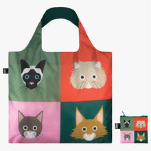 Load image into Gallery viewer, LOQI Stephen Cheetham Cats Recycled Bag