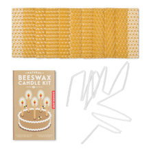 Load image into Gallery viewer, Kikkerland Natural Beeswax Candle Kit