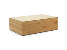 Load image into Gallery viewer, Bredemeijer Tea Box - Natural Bamboo, 6 Canisters