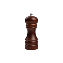 Load image into Gallery viewer, T&G Dark Stained Hevea Capstan Pepper Mill - 15cm