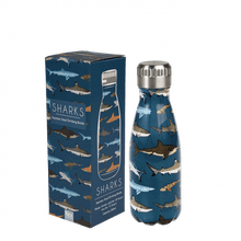 Load image into Gallery viewer, Rex 260ml Stainless Steel Bottle - Sharks