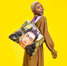 Load image into Gallery viewer, LOQI Frida Kahlo Self Portrait with Hummingbird Recycled Bag