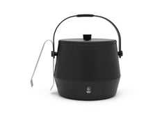 Load image into Gallery viewer, Leopold Vienna Double Walled Ice Bucket Set - Black, 1 Litre
