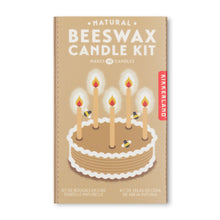 Load image into Gallery viewer, Kikkerland Natural Beeswax Candle Kit