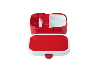 Mepal Campus Bento Lunchbox w/Fork - Red