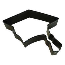 Load image into Gallery viewer, Anniversary House Graduation Cap Cookie Cutter Black