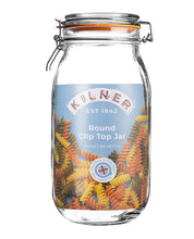 Load image into Gallery viewer, Kilner Clip Top Jar - Round, 3L