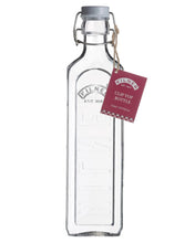 Load image into Gallery viewer, Kilner Clip Top Bottle - Modern Square, 1 Litre