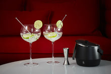 Load image into Gallery viewer, Leopold Vienna Double Walled Ice Bucket Set - Black, 1 Litre