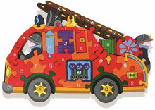 Load image into Gallery viewer, Alphabet Jigsaw - Fire Engine
