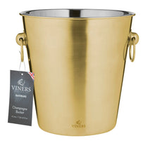 Load image into Gallery viewer, Viners Barware Champagne Bucket - 4 Litre, Gold