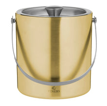 Load image into Gallery viewer, Viners Barware Double Wall Ice Bucket - 1.5 Litre, Gold