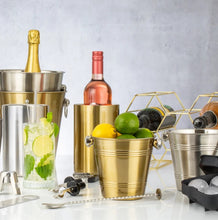 Load image into Gallery viewer, Viners Barware Double Wall Wine Cooler - 1.3 Litre, Gold
