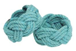 Rope Napkin Ring Set 4 - Green
