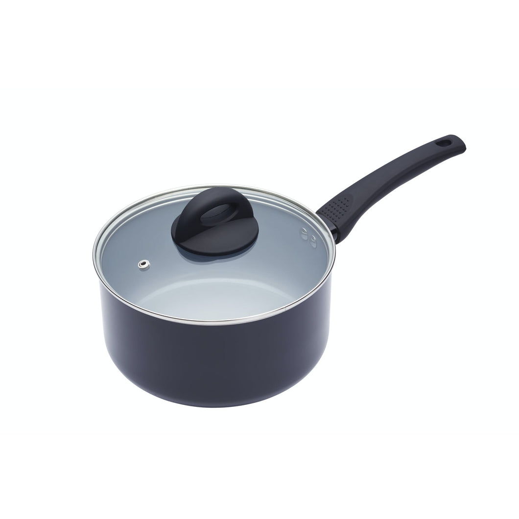 MasterClass Ceramic Coated Induction Ready Saucepan - 20cm