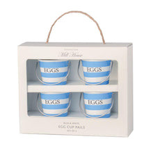 Load image into Gallery viewer, Eddingtons Egg Cup Pails - Blue &amp; White Stripe
