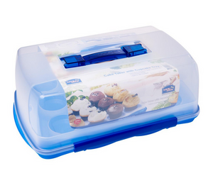 Lock & Lock Rectangular Cupcake/Cake Tray with Handle