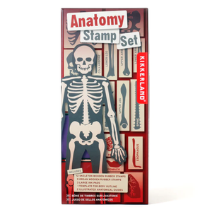 Kikkerland Anatomy Stamp Set