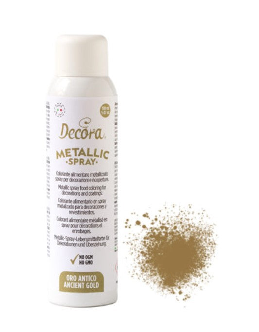 Decora Metallic Colouring Spray  - Gold