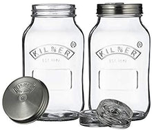Load image into Gallery viewer, Kilner Fermentation Jars - 1 Litre, Set of 2
